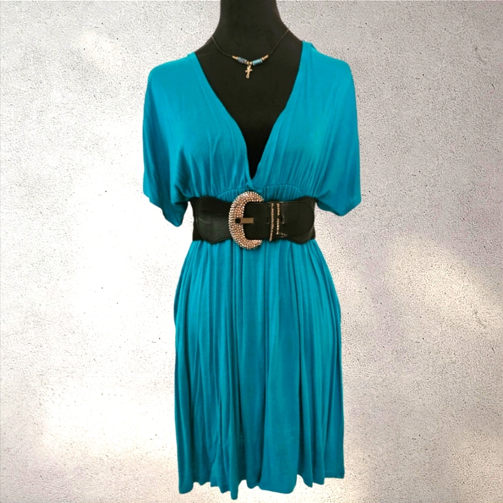 Deep V Causal Dress